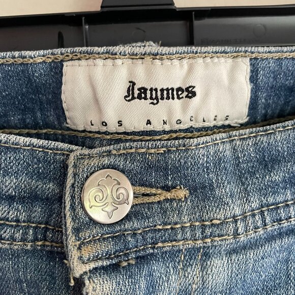 Jaymes Los Angeles Men's Luxury Cotton Denim Blue Jeans Size: 36x34 - Picture 9 of 9